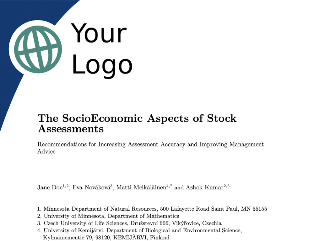 A formatted PDF title page with a logo, article title, authors, and affiliations